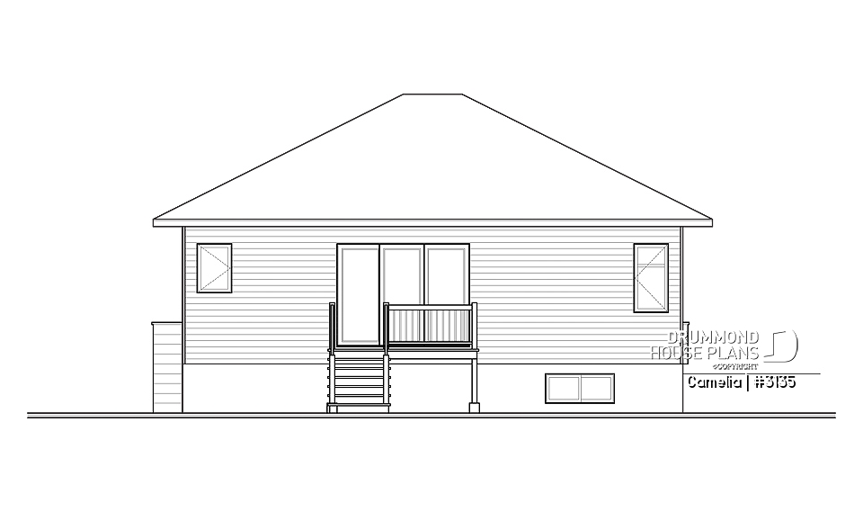 rear elevation - Camelia