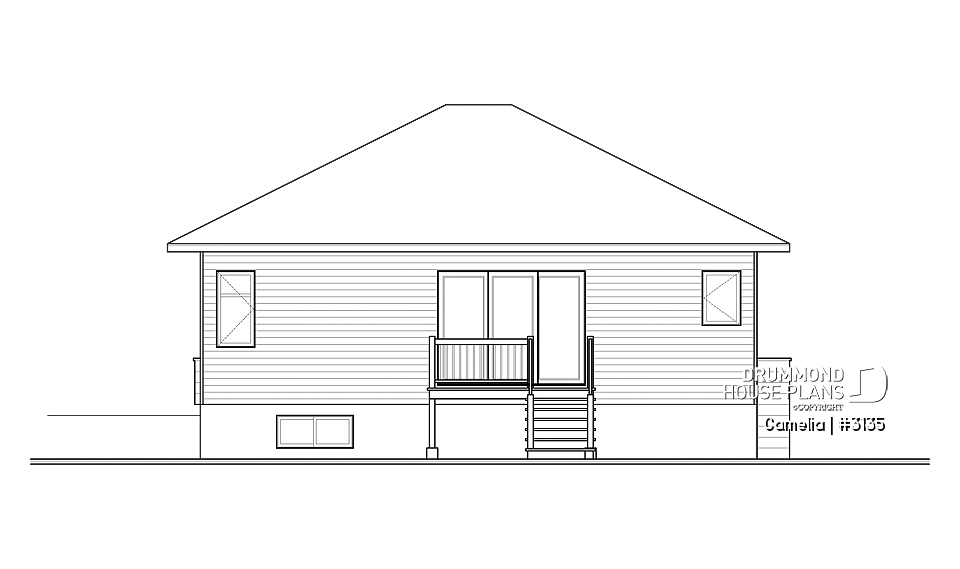 rear elevation - Camelia