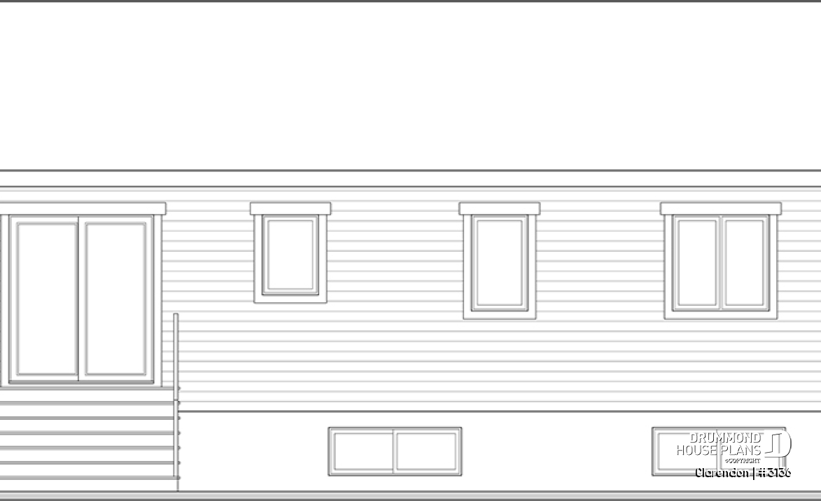 Rear view - BASE MODEL - Clarendon