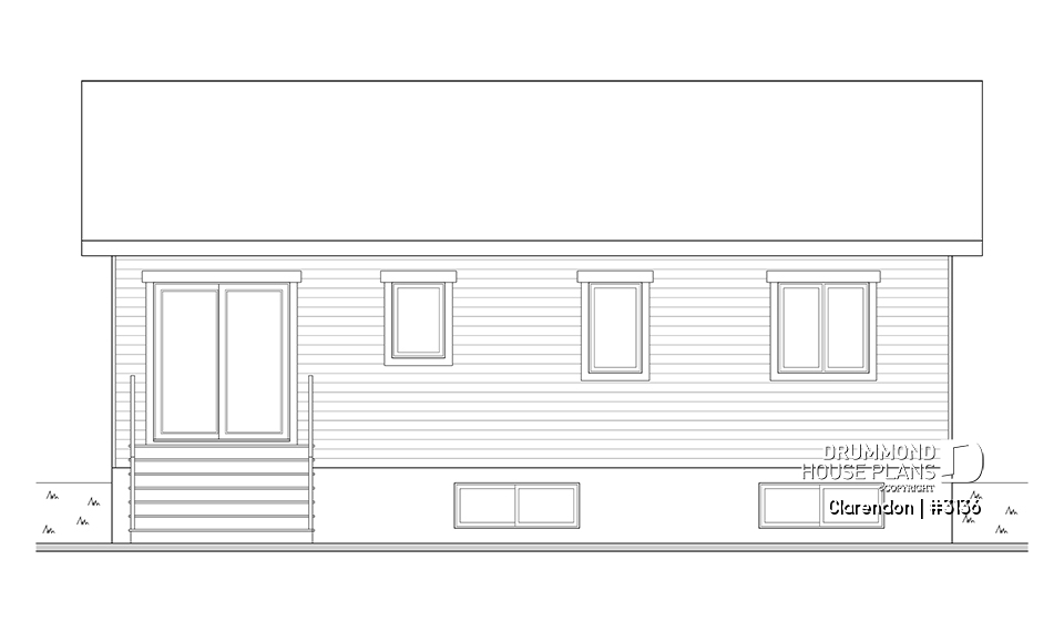 Rear view - BASE MODEL - Clarendon