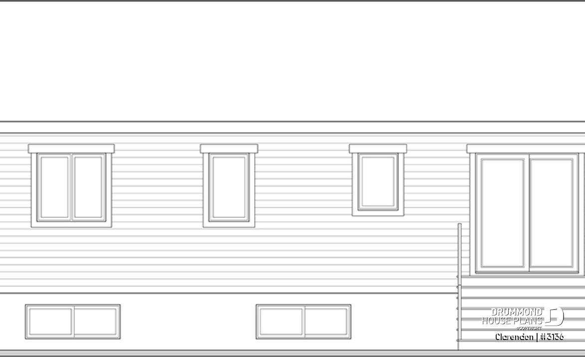 Rear view - BASE MODEL - Clarendon
