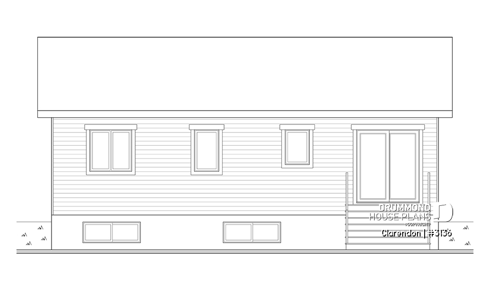 Rear view - BASE MODEL - Clarendon