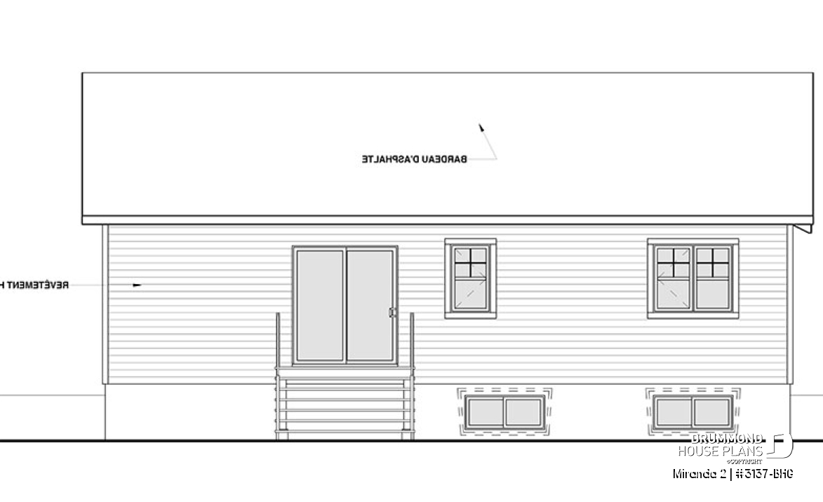 rear elevation - Miranda 2