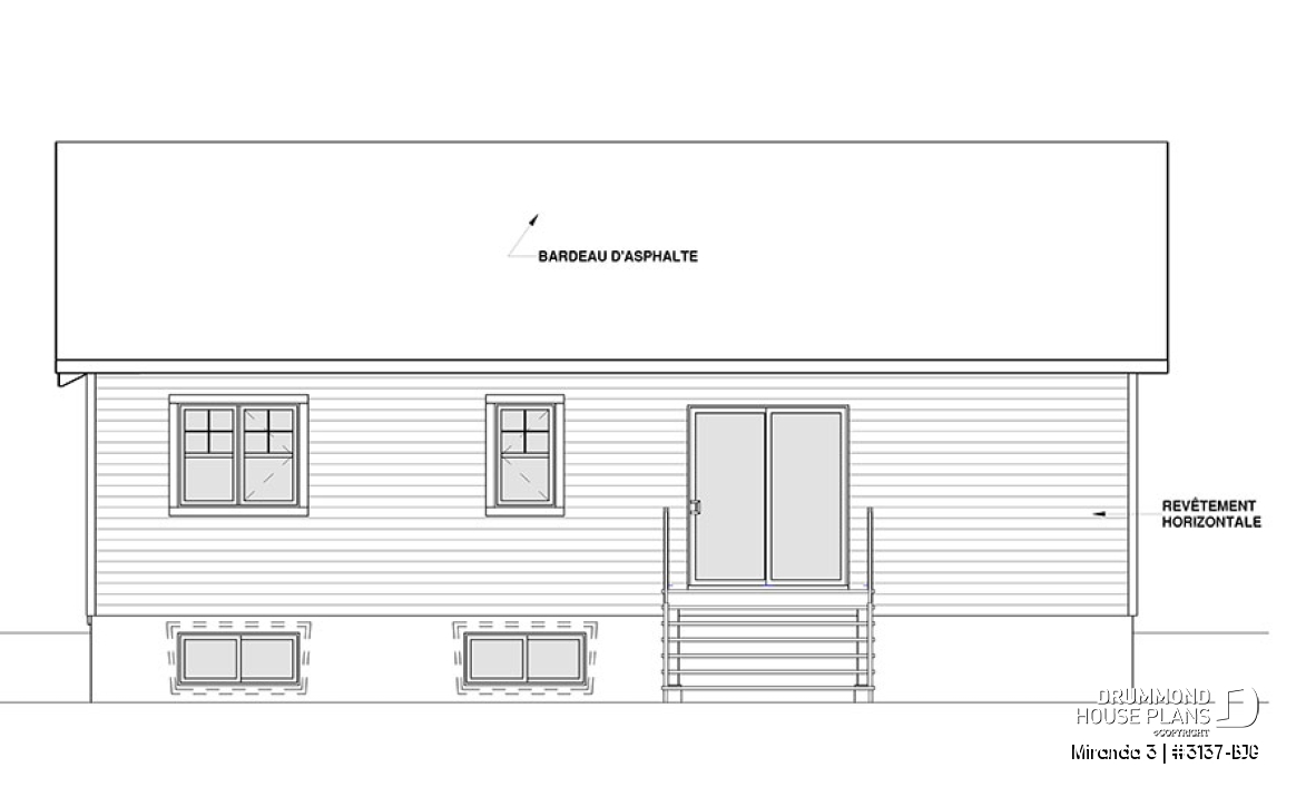 rear elevation - Miranda 3