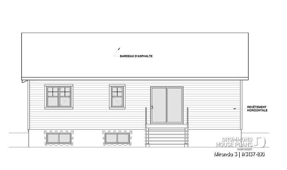 rear elevation - Miranda 3