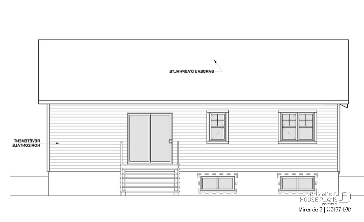 rear elevation - Miranda 3