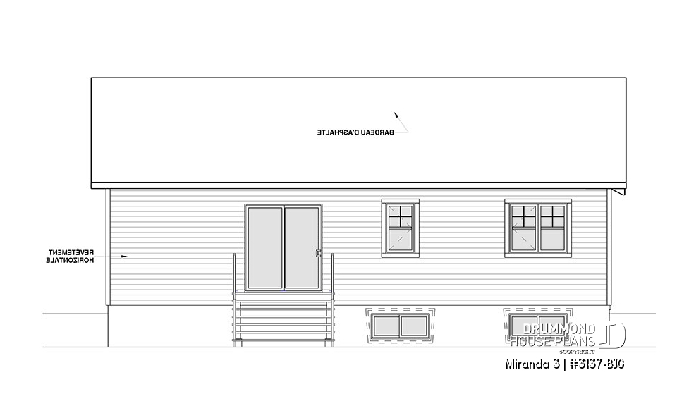 rear elevation - Miranda 3