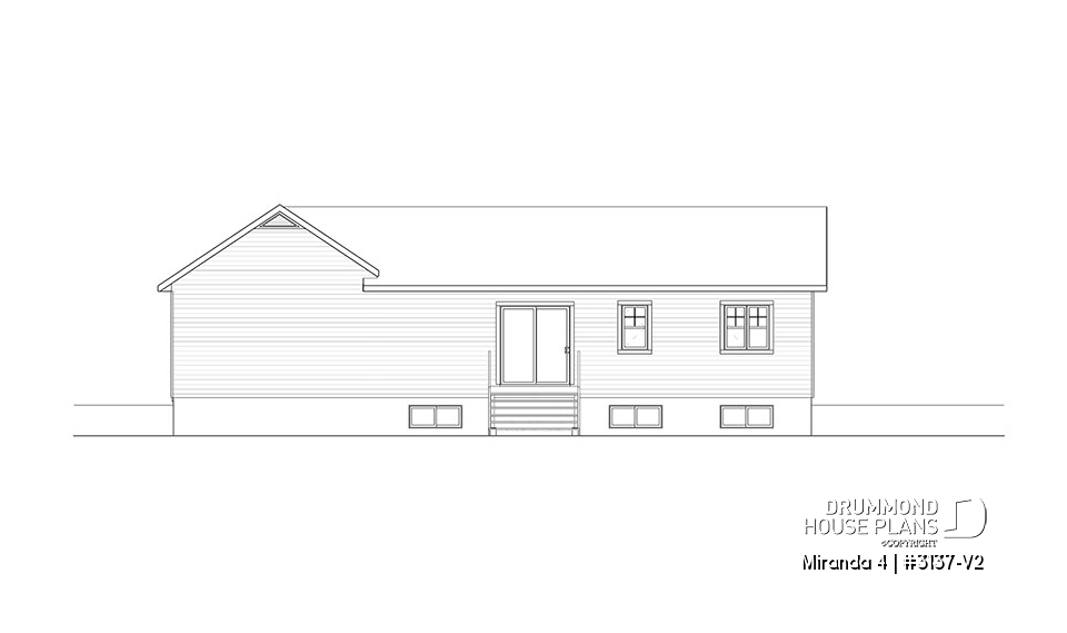 rear elevation - Miranda 4