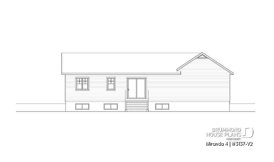 rear elevation - Miranda 4