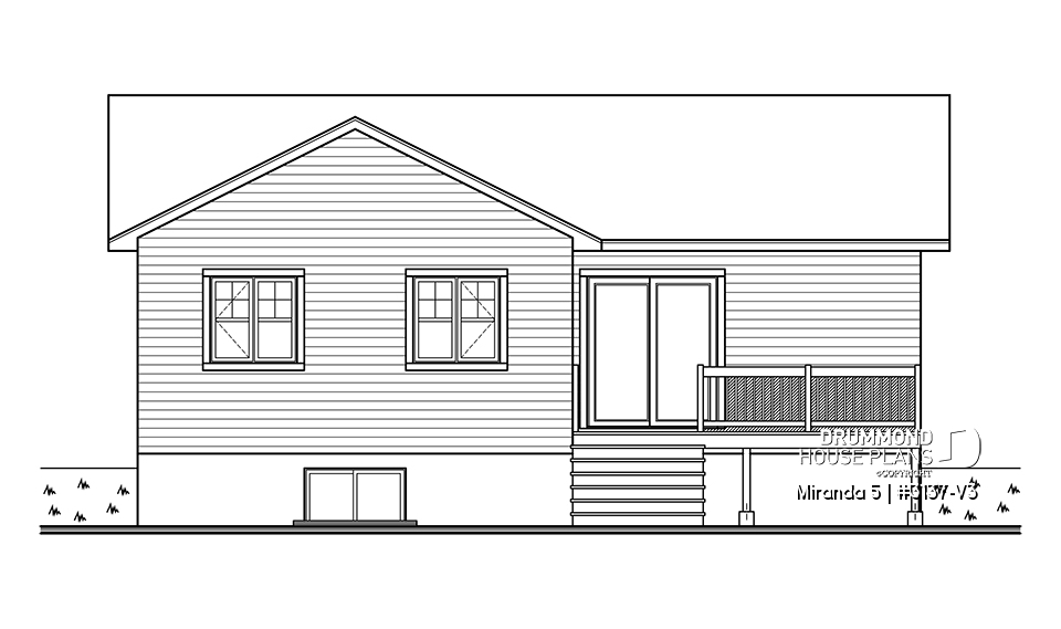 rear elevation - Miranda 5