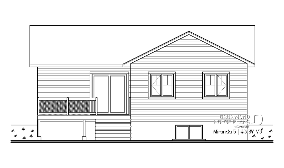 rear elevation - Miranda 5