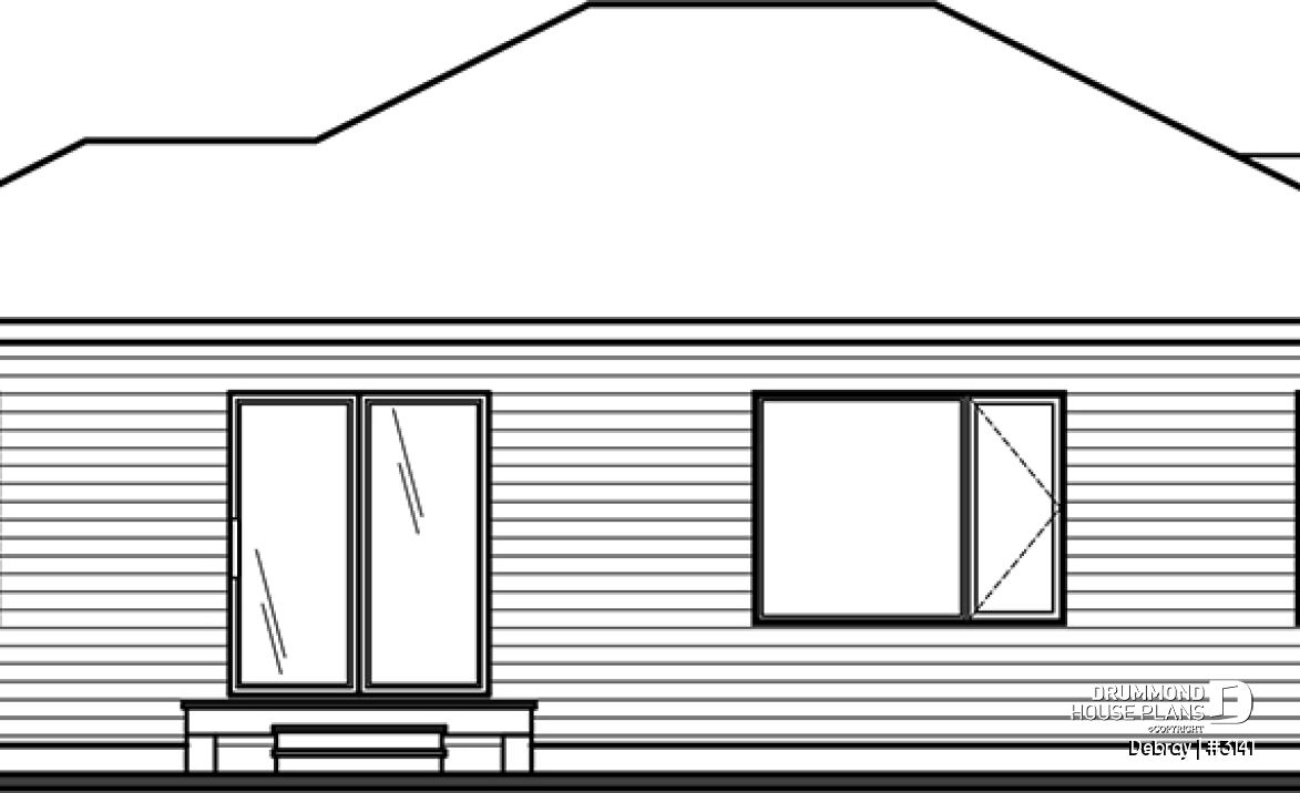 rear elevation - Debray