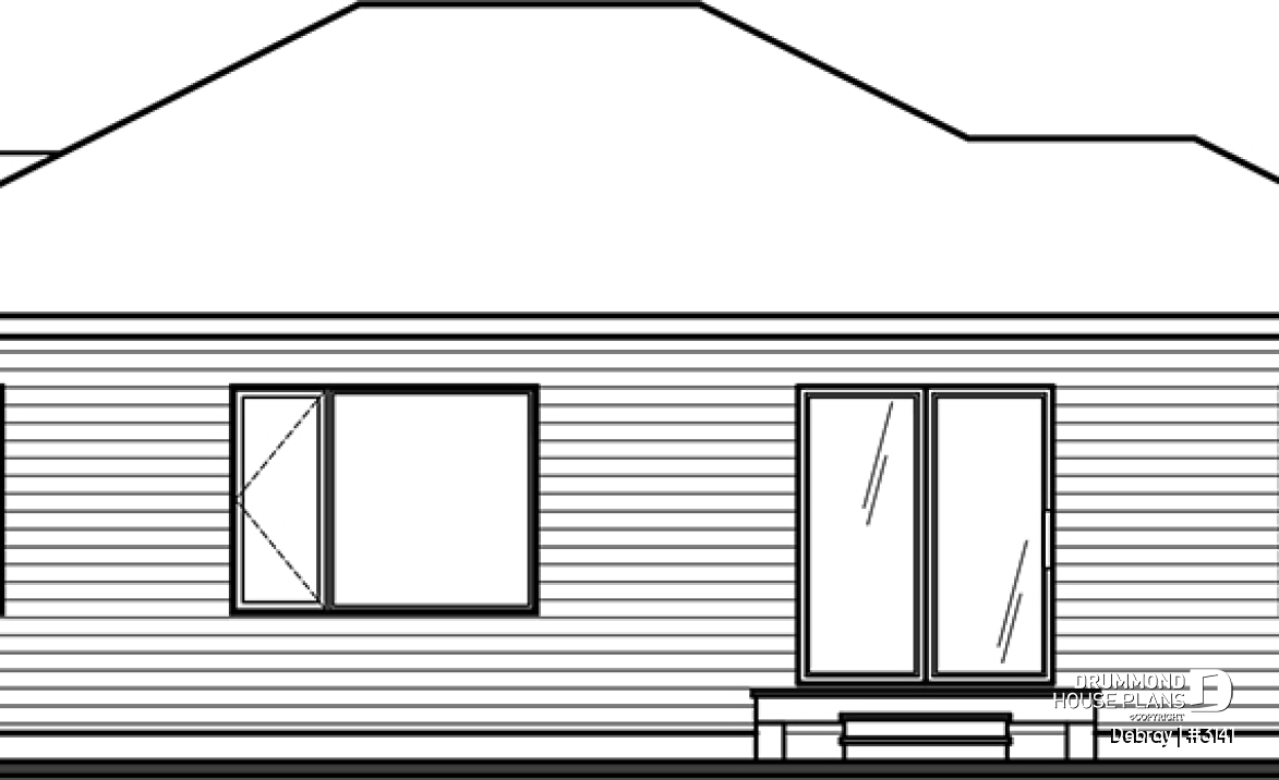 rear elevation - Debray