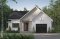 front - BASE MODEL - Classic bright bungalow house plan with fireplace, covered terrace, and 2 to 5 flexible bedrooms! - Hubert 2