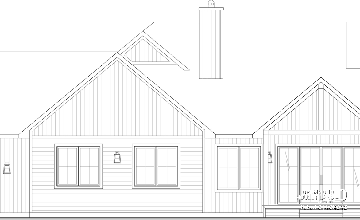 rear elevation - Hubert 3