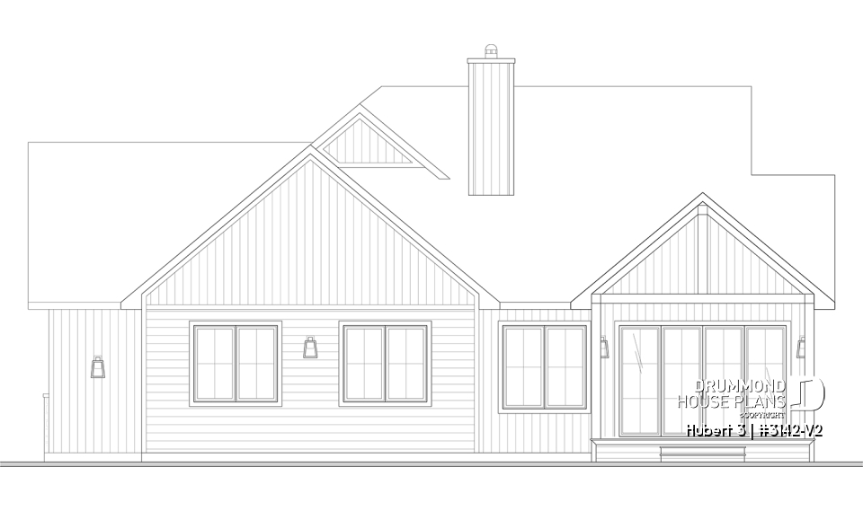 rear elevation - Hubert 3