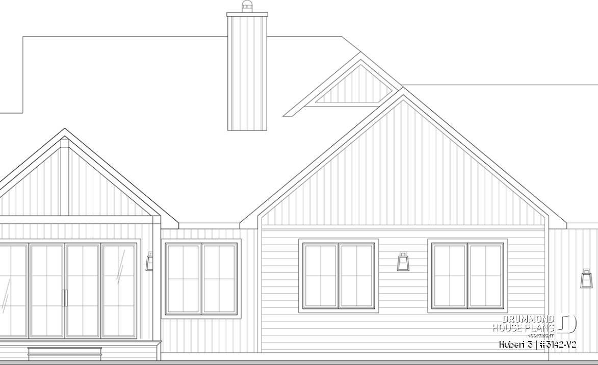rear elevation - Hubert 3