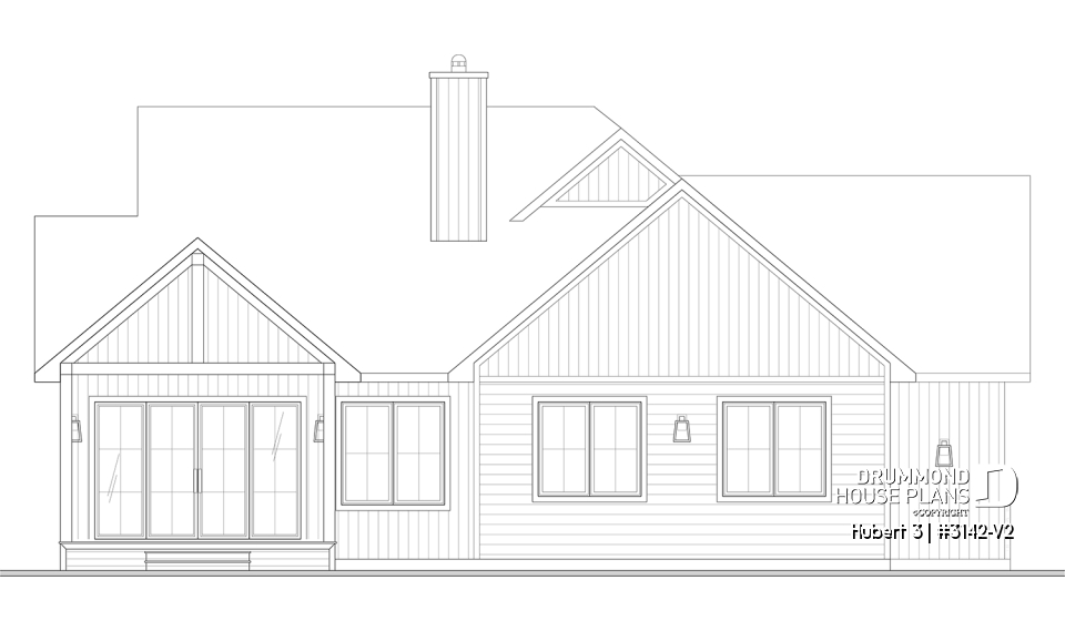 rear elevation - Hubert 3