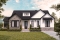 front - BASE MODEL - One-story farmhouse, 1 to 4 bedrooms, den, kitchen with pantry, cathedral ceiling, optional finished basement  - Muskoka