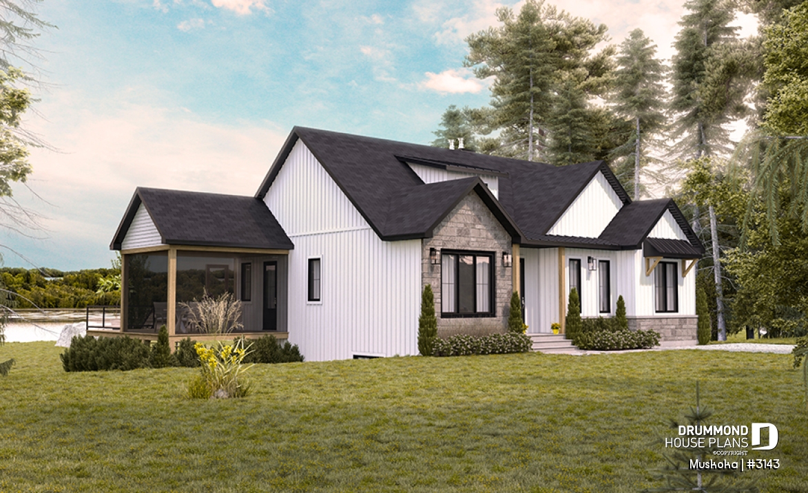 Left view - Muskoka