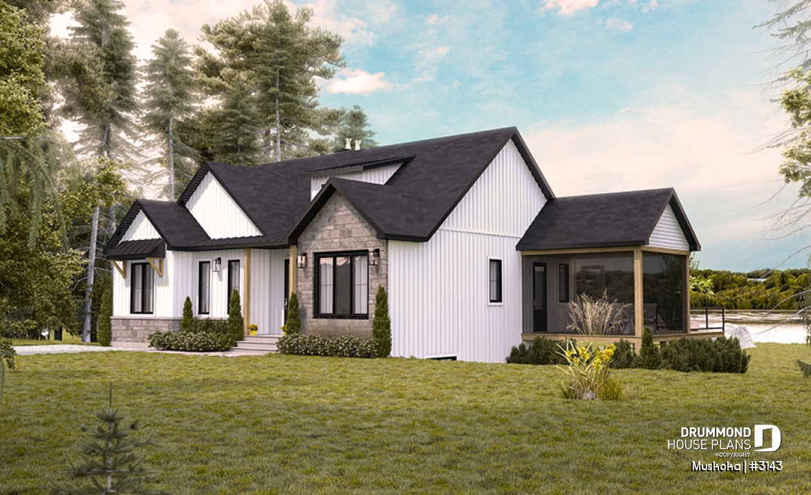 Left view - Muskoka