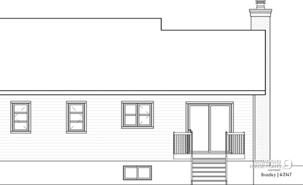 rear elevation - Bradley