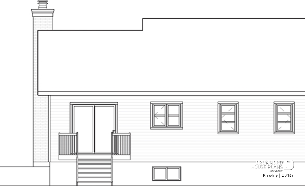 rear elevation - Bradley