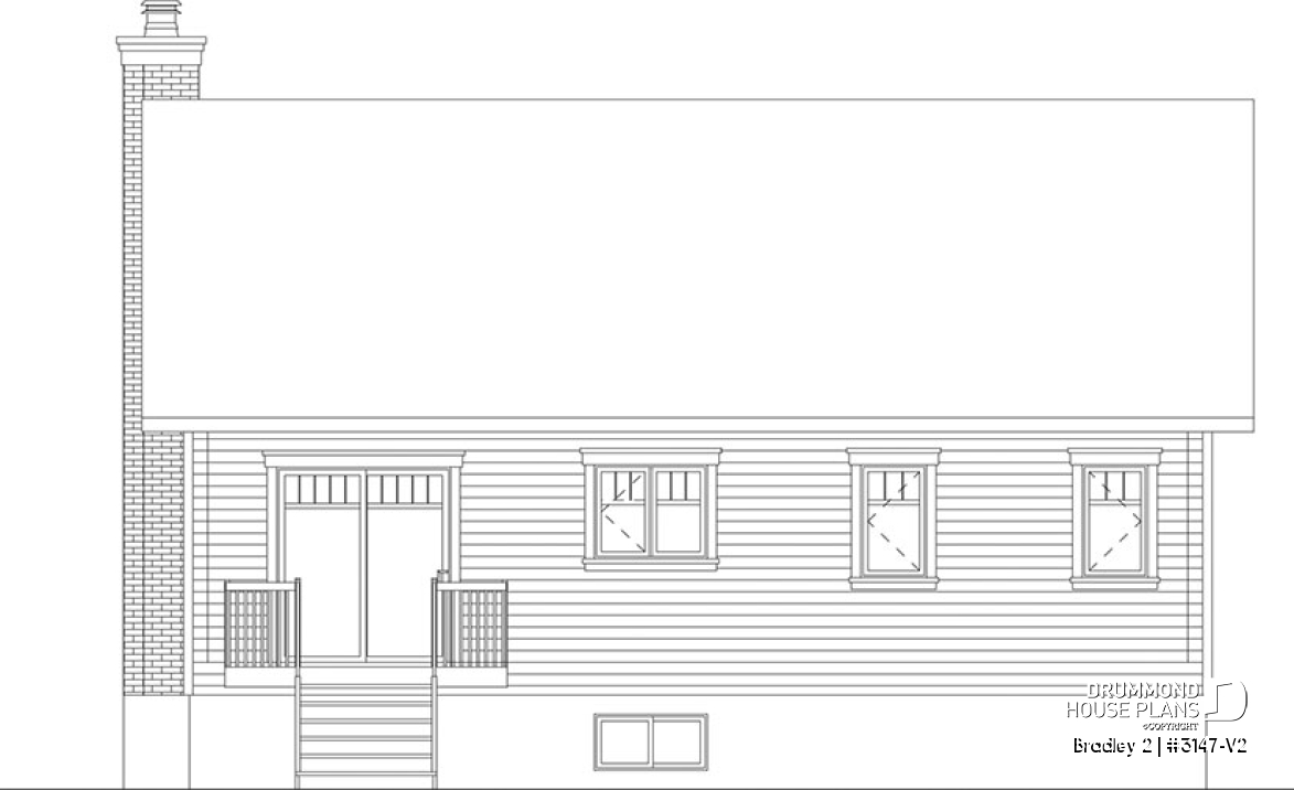 rear elevation - Bradley 2