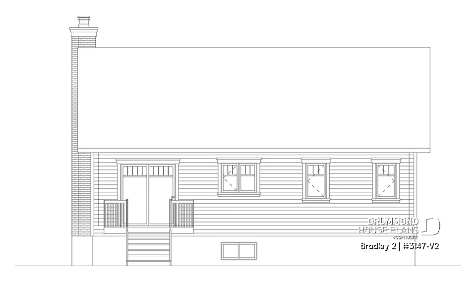 rear elevation - Bradley 2