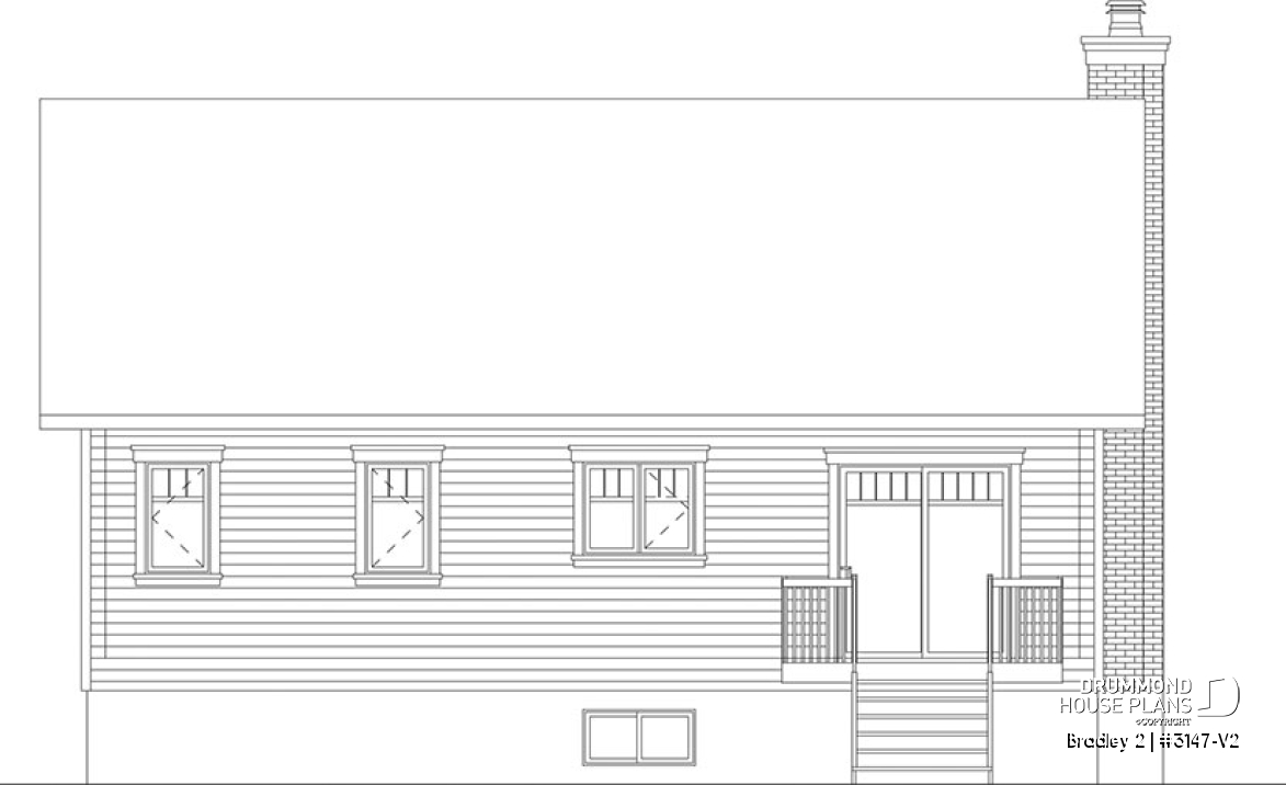 rear elevation - Bradley 2