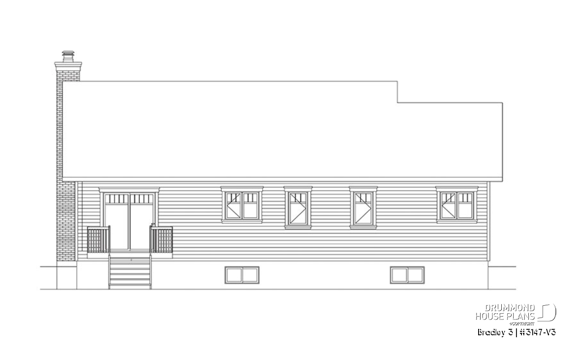 rear elevation - Bradley 3