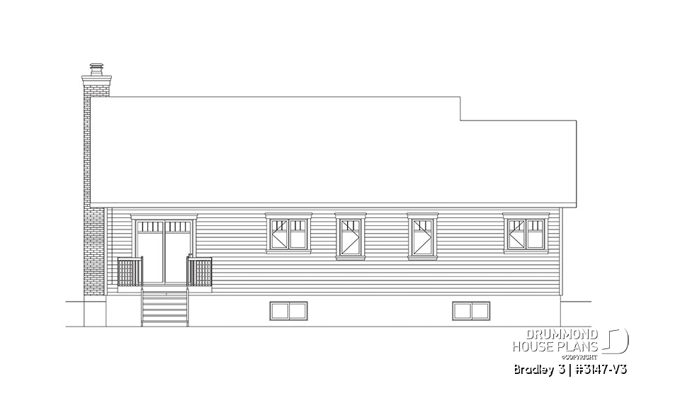 rear elevation - Bradley 3