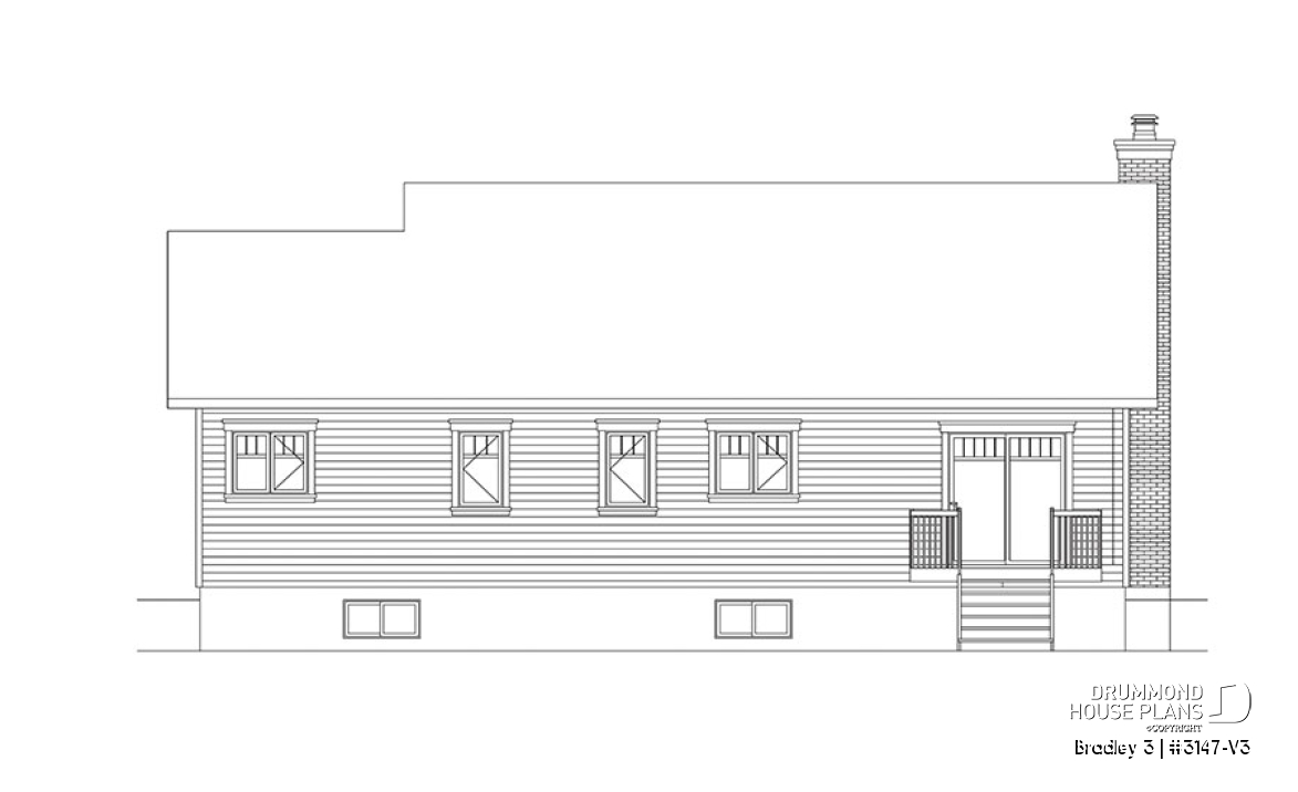 rear elevation - Bradley 3