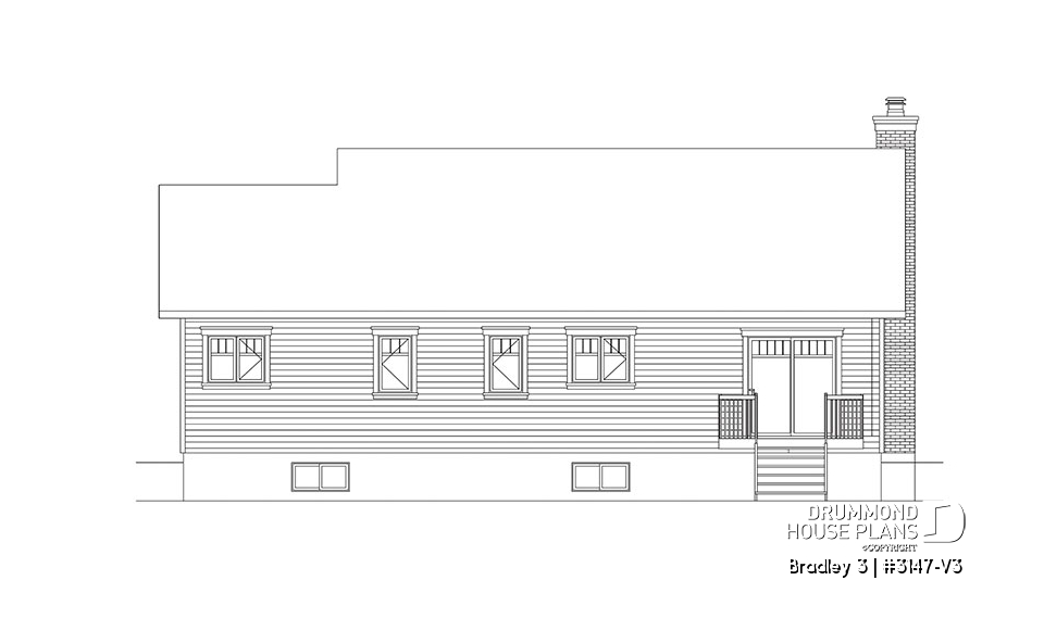 rear elevation - Bradley 3
