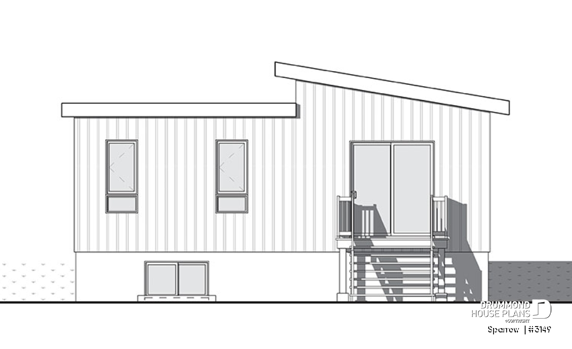 rear elevation - Sparrow 