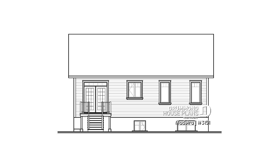 rear elevation - Madeira