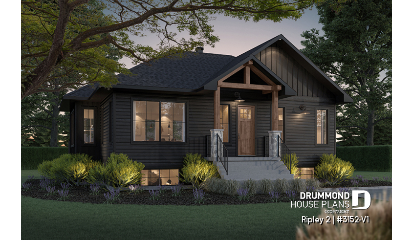 front - BASE MODEL - Single-storey home offering 4 bedrooms, and 2 living rooms, as well as a large bathroom for parents - Ripley 2