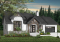 Color version 6 - Front - Craftsman-style ranch bungalow with daylight basement, 2 beds, oversized single garage & open-living space - Barrington 2