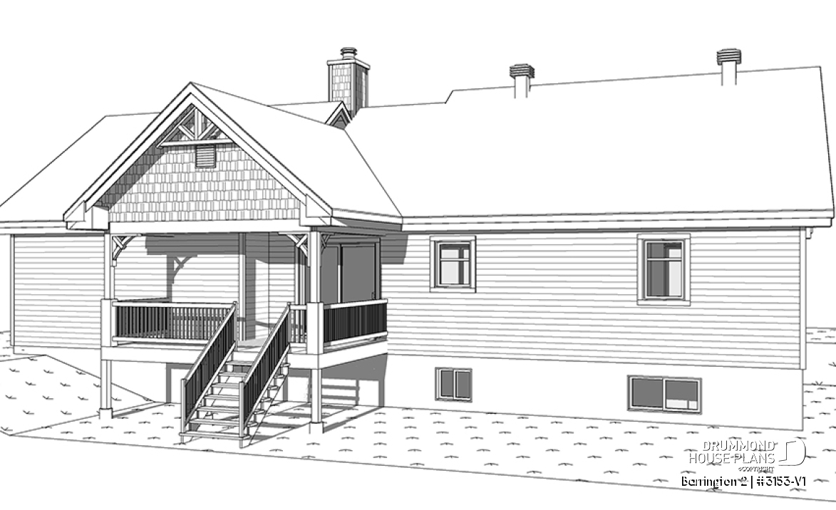 Rear view - BASE MODEL - Barrington 2