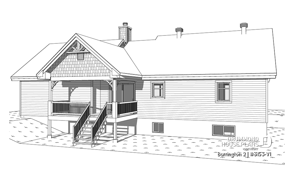 Rear view - BASE MODEL - Barrington 2