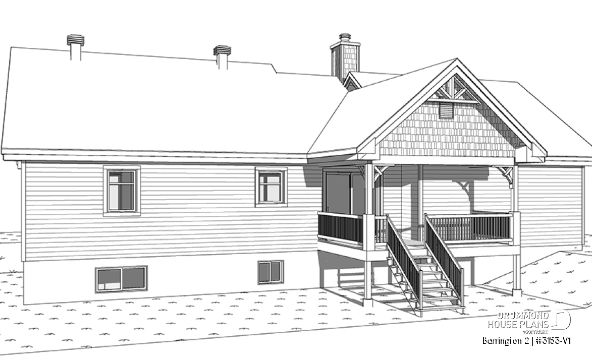 Rear view - BASE MODEL - Barrington 2
