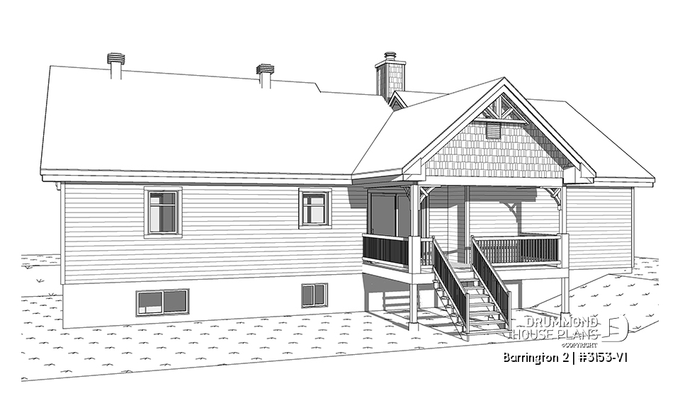 Rear view - BASE MODEL - Barrington 2