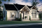 front - BASE MODEL - Budget friendly Farmhouse style house plan w/ optional finished basement ($), 2-4 beds, game room, cathedral - Barrington 4