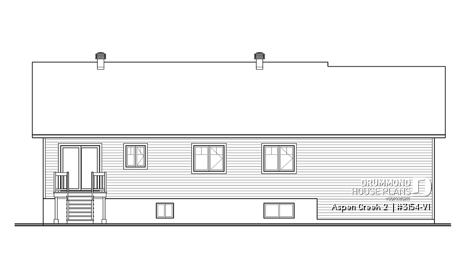 rear elevation - Aspen Creek 2 