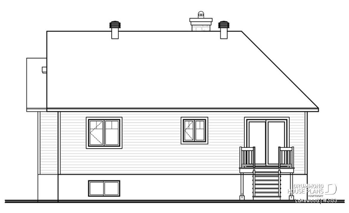 rear elevation - Lakewood