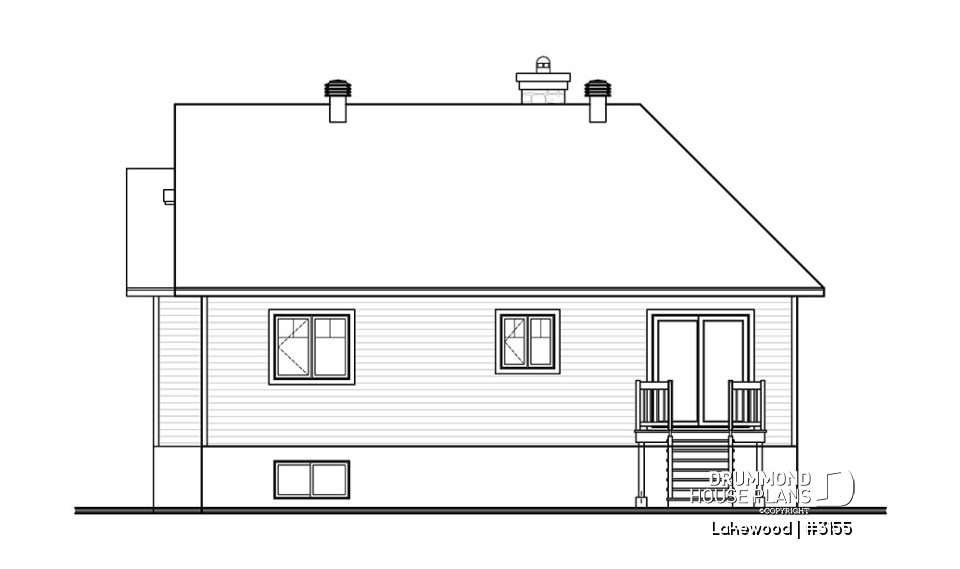 rear elevation - Lakewood