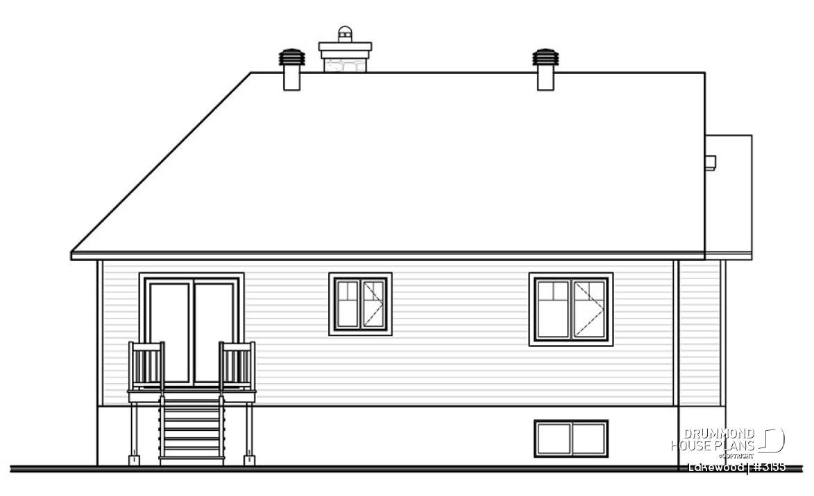 rear elevation - Lakewood