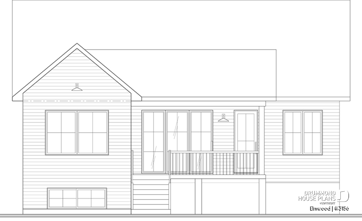 rear elevation - Elmwood
