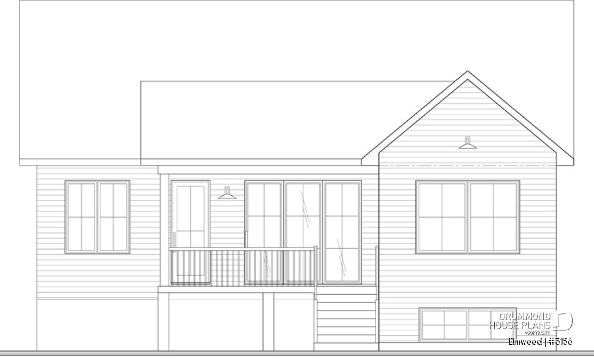 rear elevation - Elmwood
