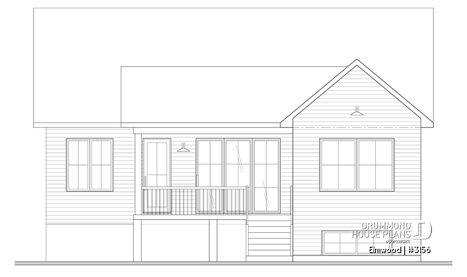 rear elevation - Elmwood